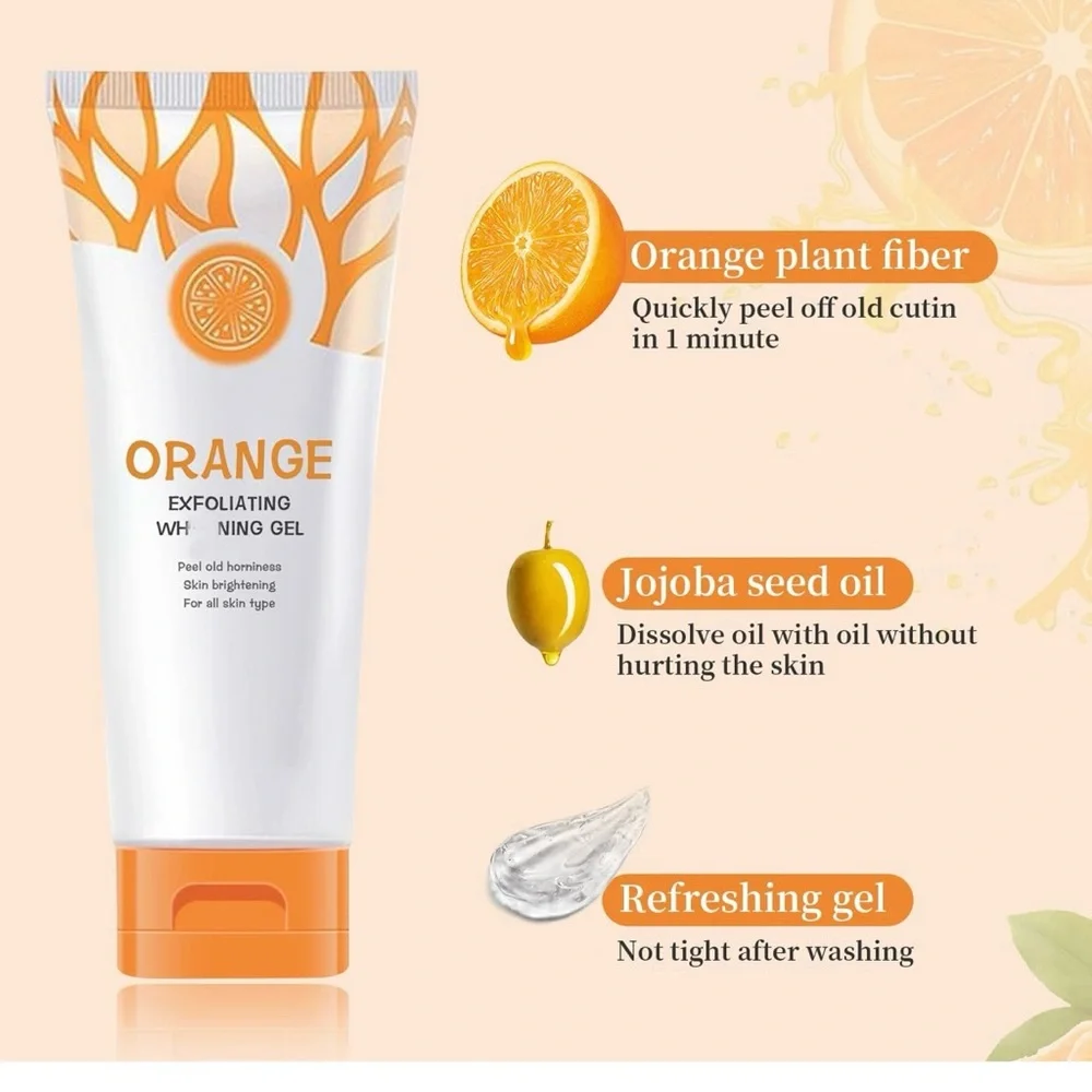 Orange Exfoliating Whitening Gel 2pk Brand New - Picture 6 of 11